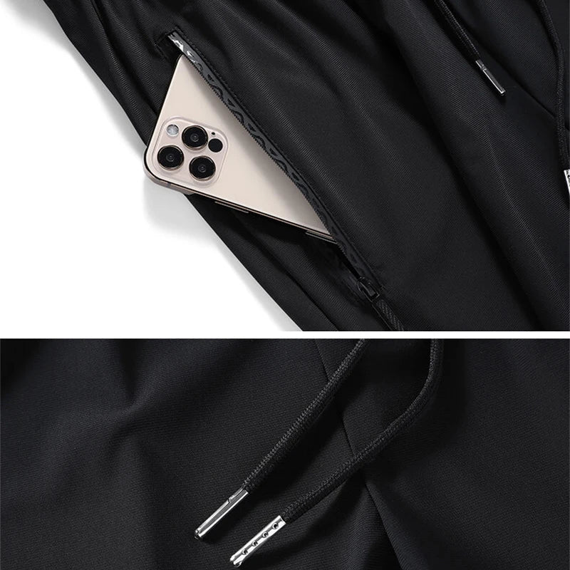 Sportleggings Herren schnelltrocknend atmungsaktiv schlanker Schnitt