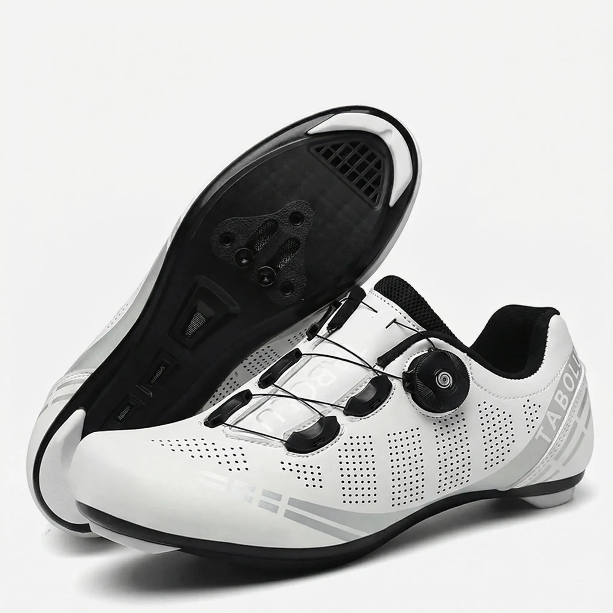MTB-Rennradschuh mit Drehknopf-Verschluss und SPD-Cleat-Kompatibilität