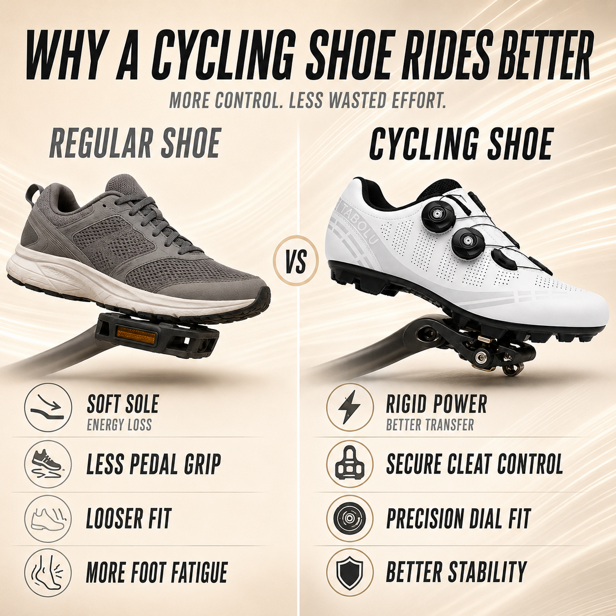 Nordspur | Veloctra Selbstsperrendes MTB-Rennrad-Schuh