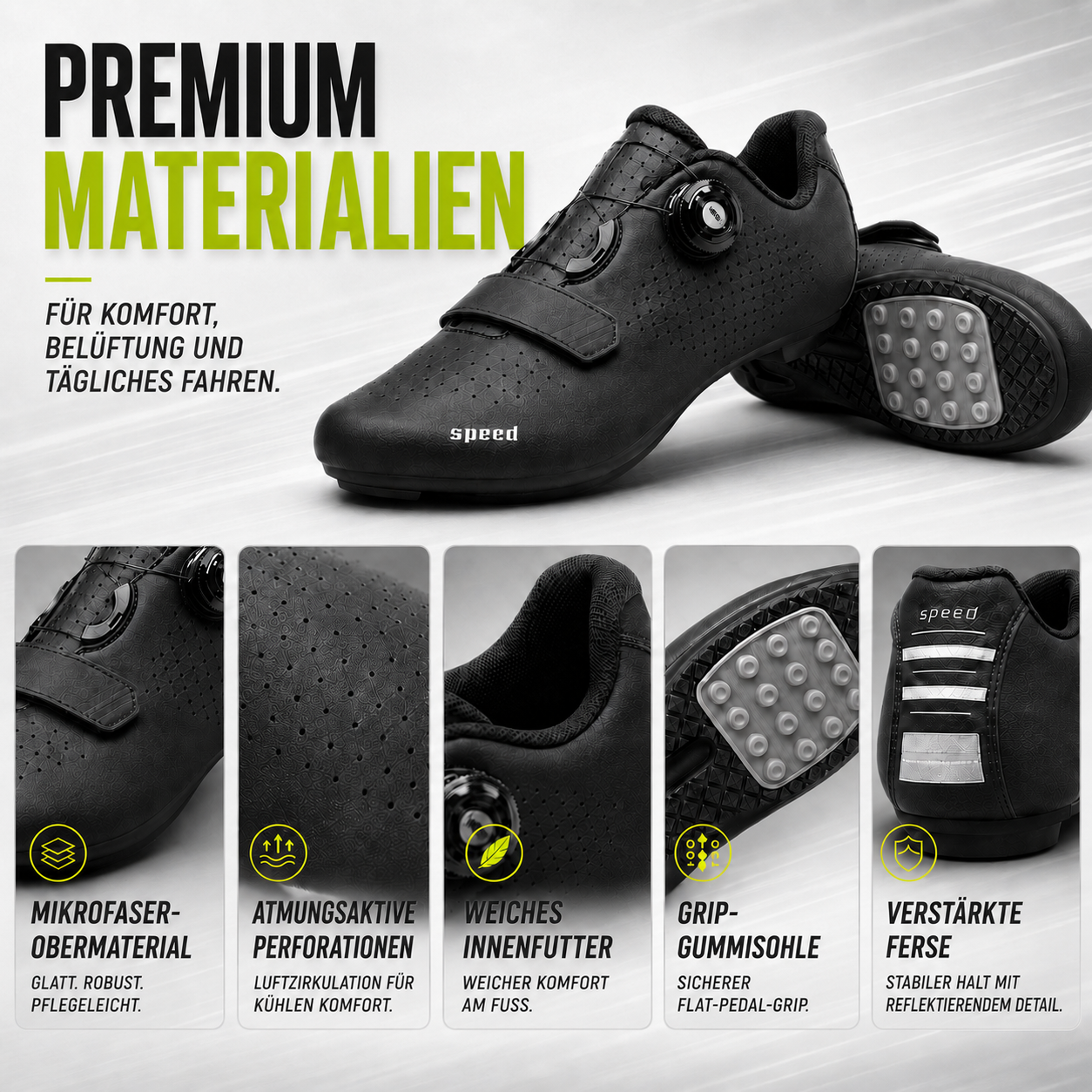Nordspur | Velodrix Klickpedalfrei-Flatpedal-Radschuh