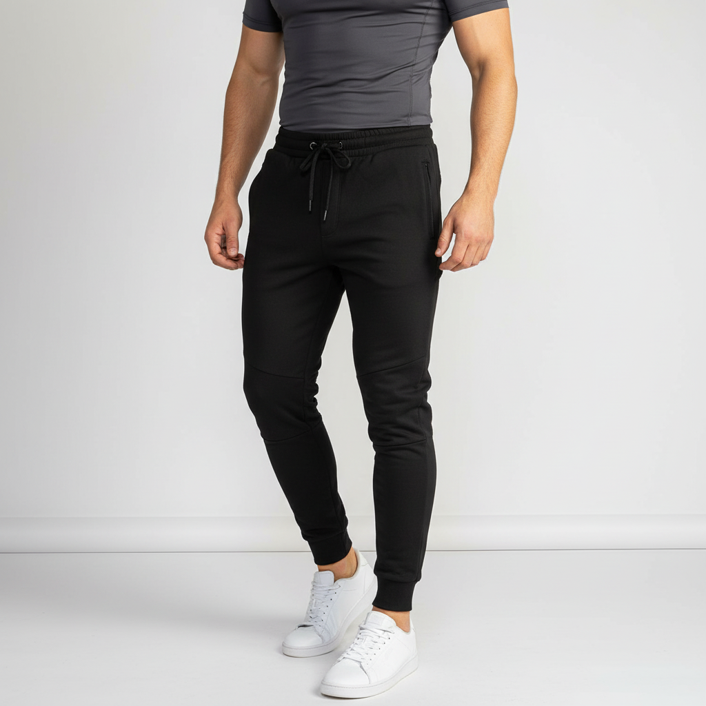 Herren Jogger-Hose mit atmungsaktivem Stretch und verjüngter Passform
