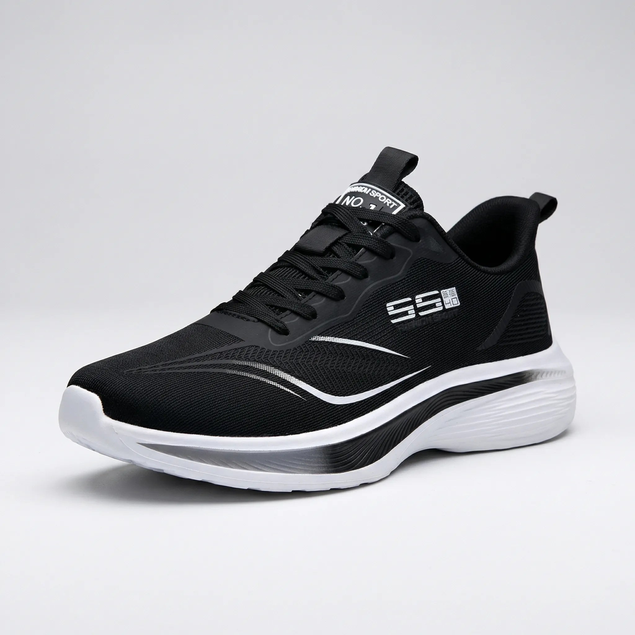 Herren Laufschuhe mit Karbonplatte und Luftkissen-Sohle