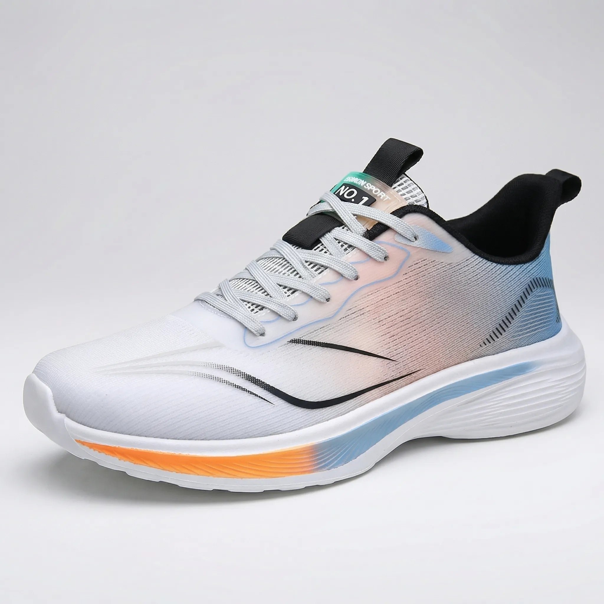 Herren Laufschuhe mit Karbonplatte und Luftkissen-Sohle