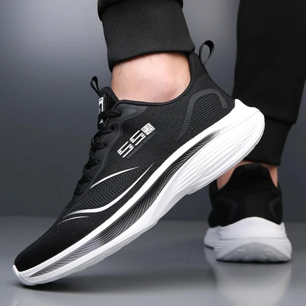 Herren Laufschuhe mit Karbonplatte und Luftkissen-Sohle