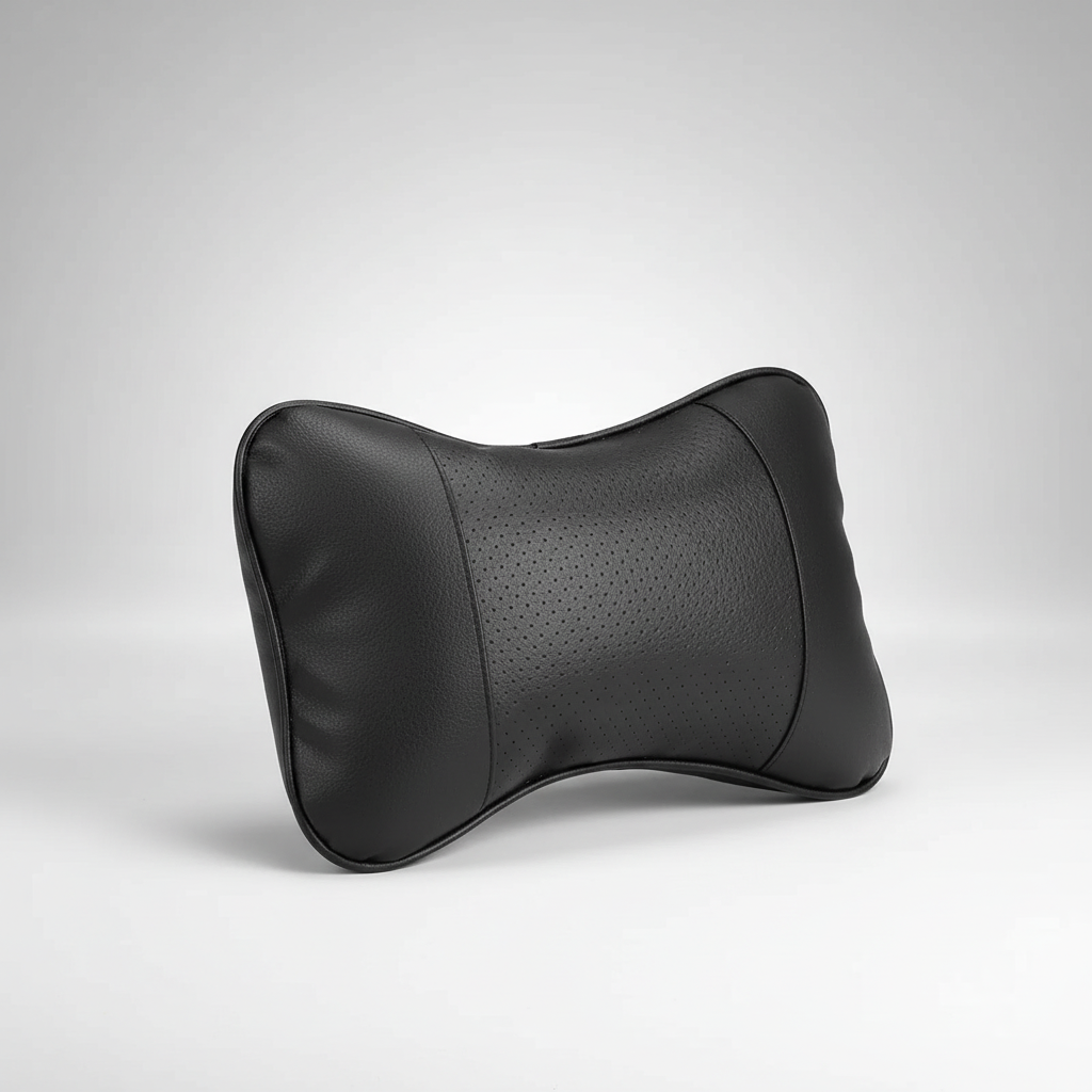 Ergonomisches Auto-Kopfstützenkissen mit atmungsaktiver perforierter Oberfläche