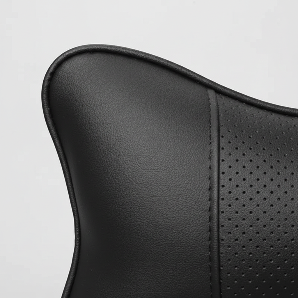 Ergonomisches Auto-Kopfstützenkissen mit atmungsaktiver perforierter Oberfläche
