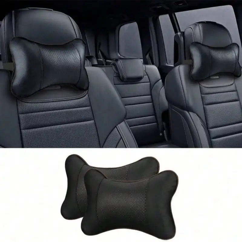 Ergonomisches Auto-Kopfstützenkissen mit atmungsaktiver perforierter Oberfläche