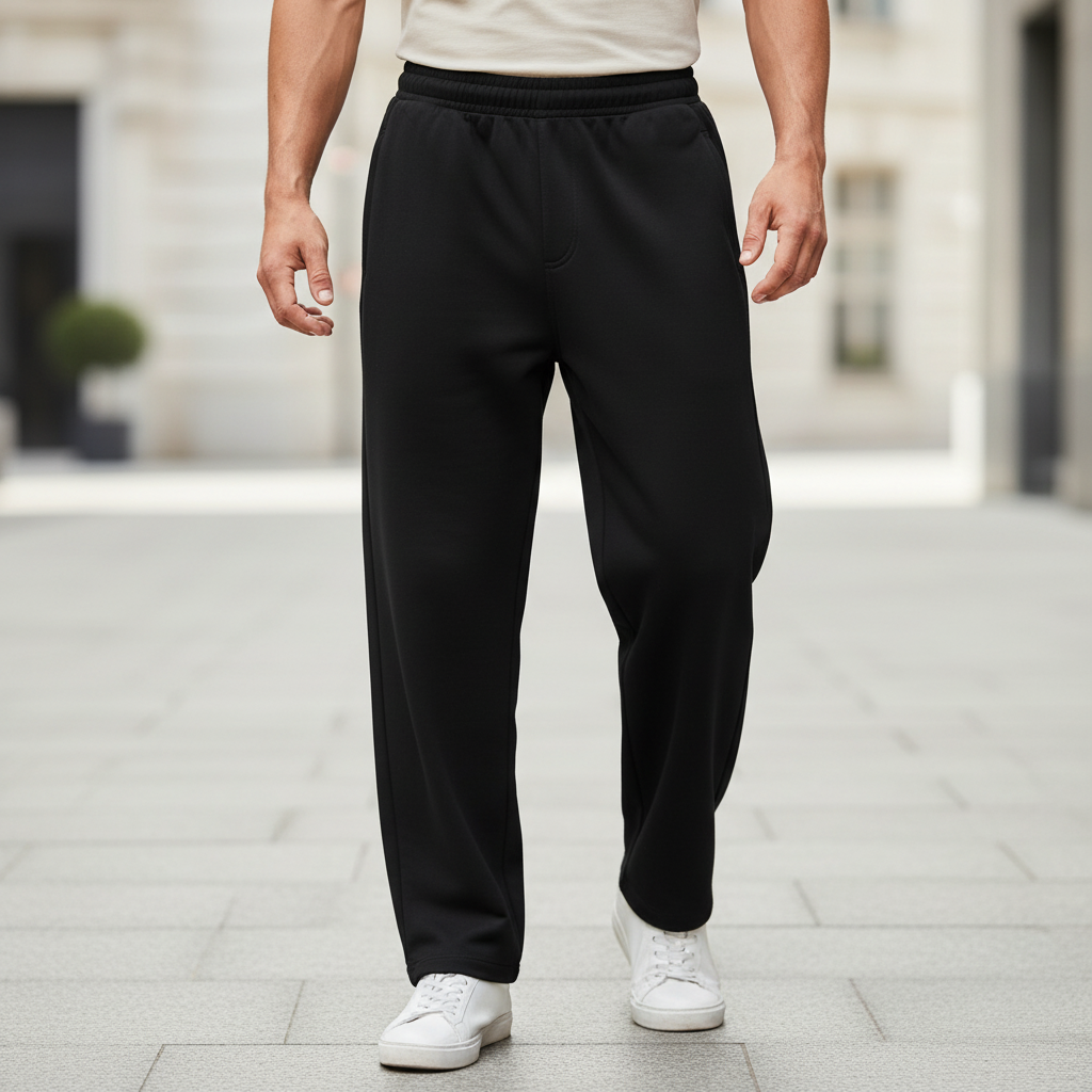 Herren Jogginganzug locker mit elastischem Bund vollständig bedeckt