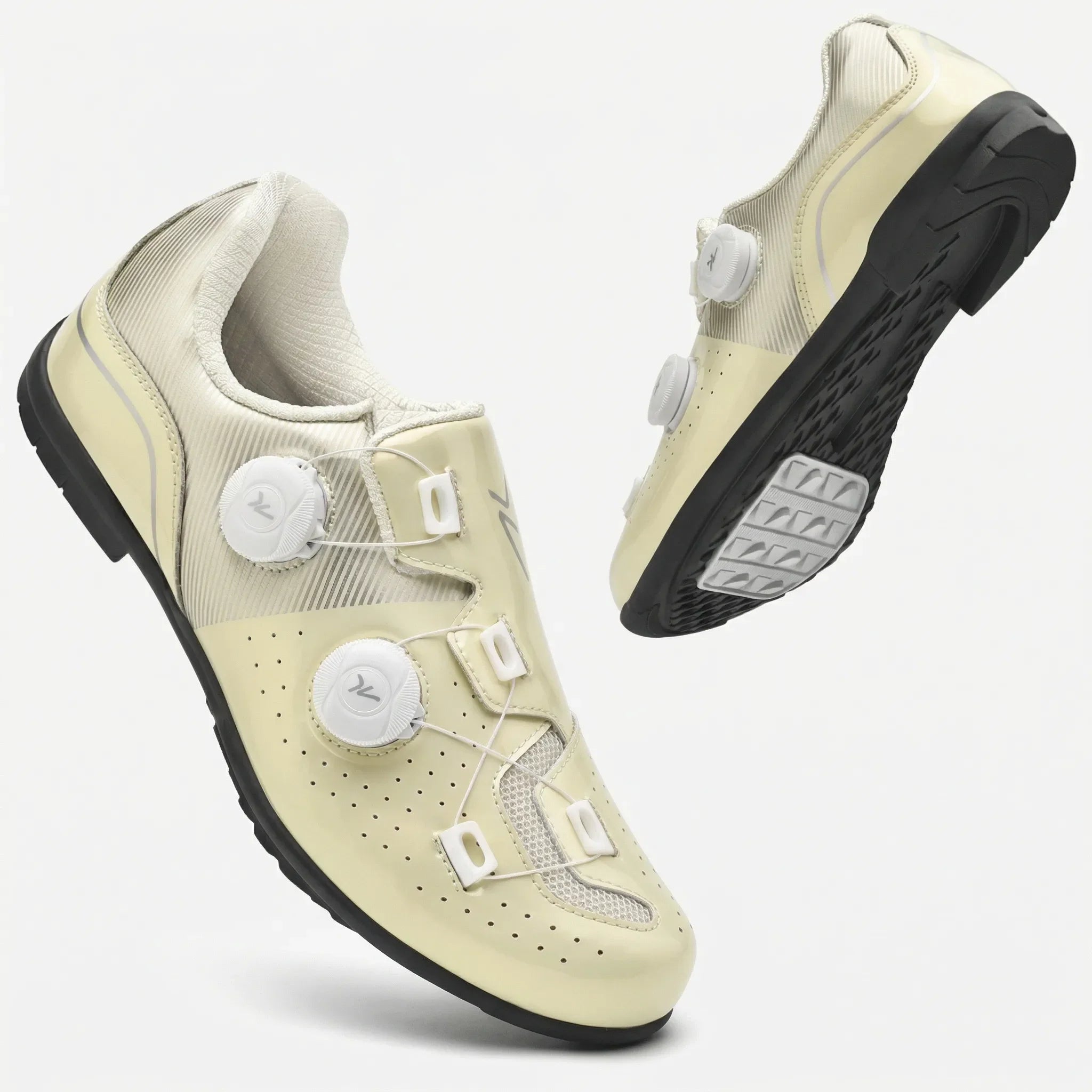 Radschuh mit dualem Drehverschluss Rennrad MTB Cleat-kompatibel
