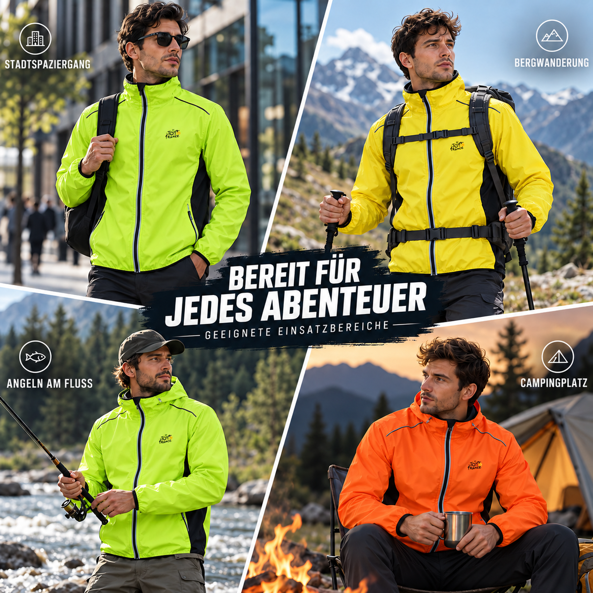 Nordspur | Veloxen Langarm-Radjacke für Herren
