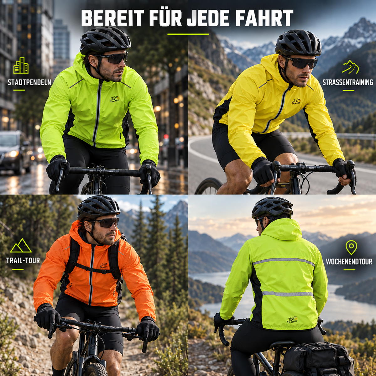 Nordspur | Veloxen Langarm-Radjacke für Herren