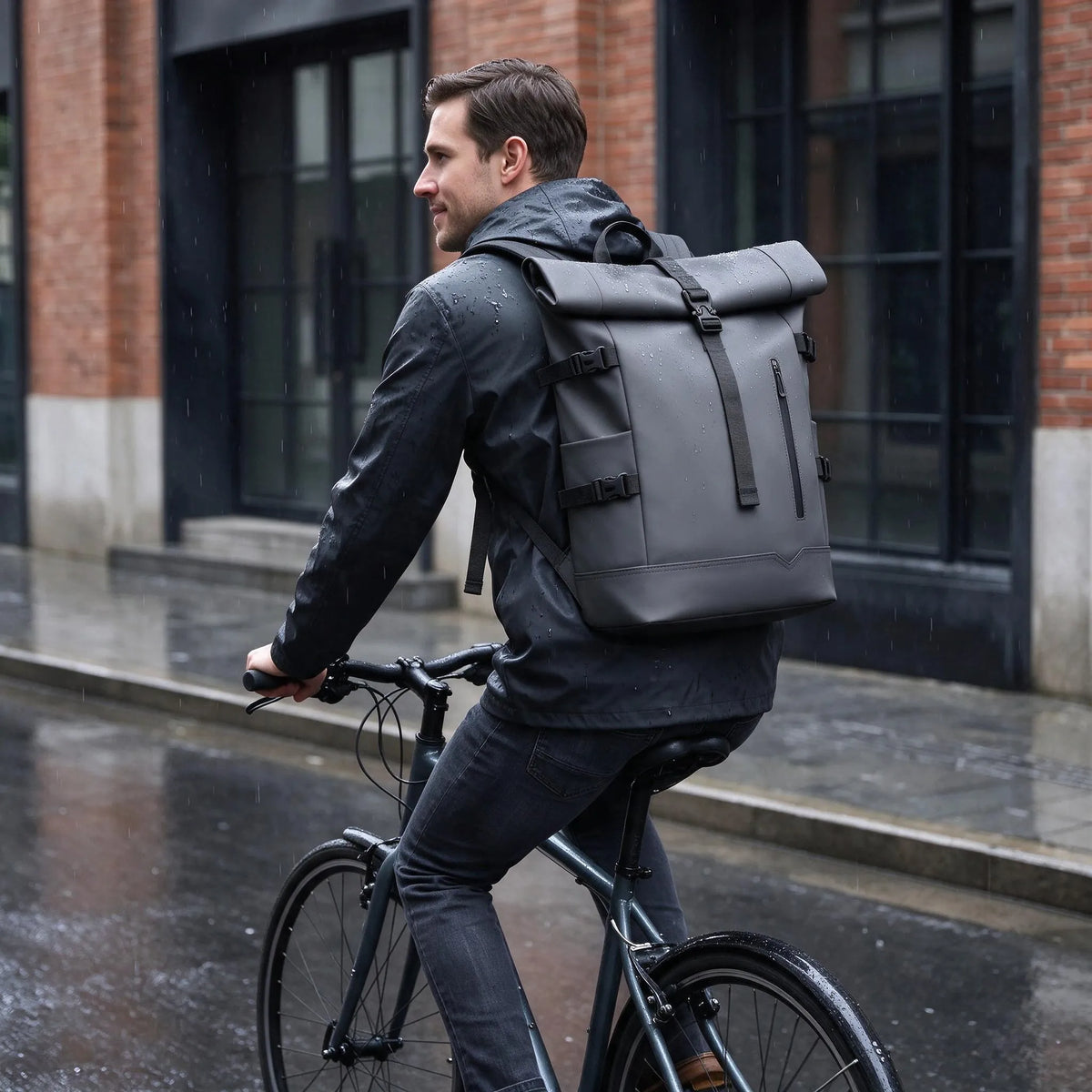 Nordspur | Veltaris Rolltop Rucksack Mit Schnallenverschluss