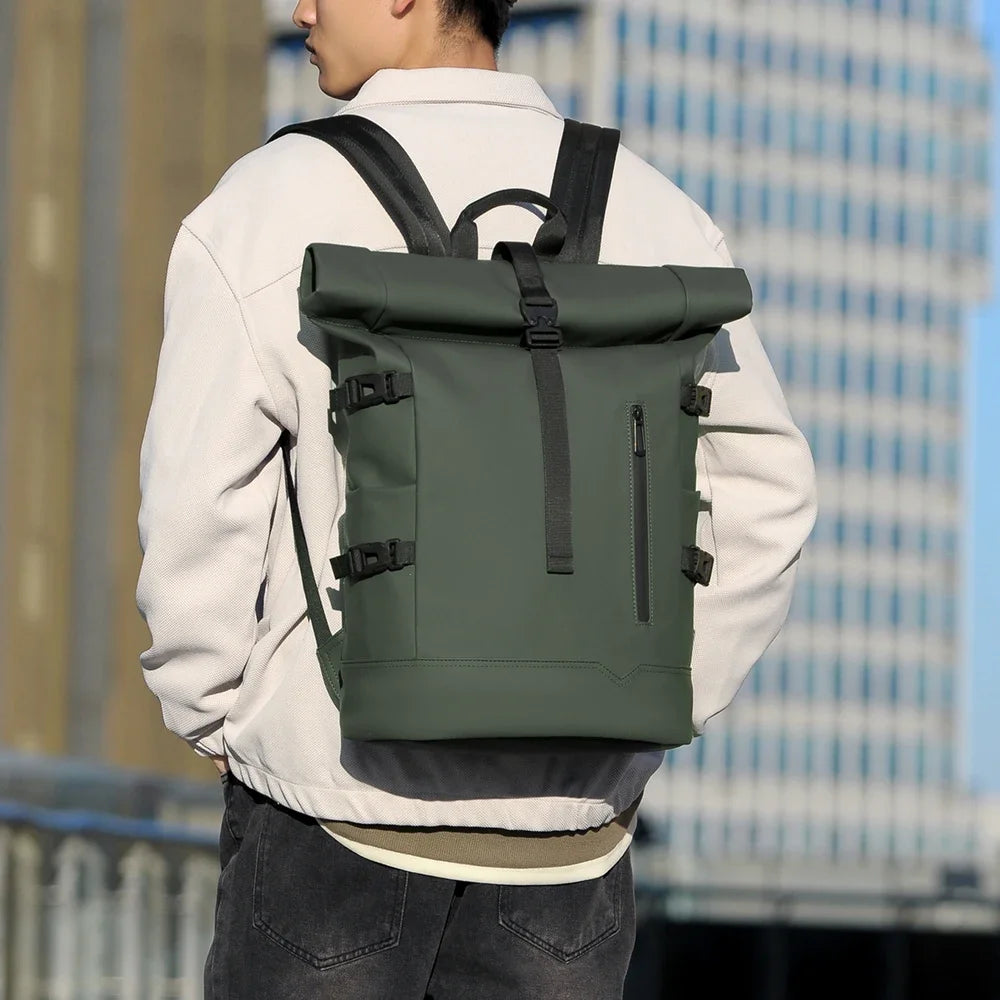 Nordspur | Veltaris Rolltop Rucksack Mit Schnallenverschluss