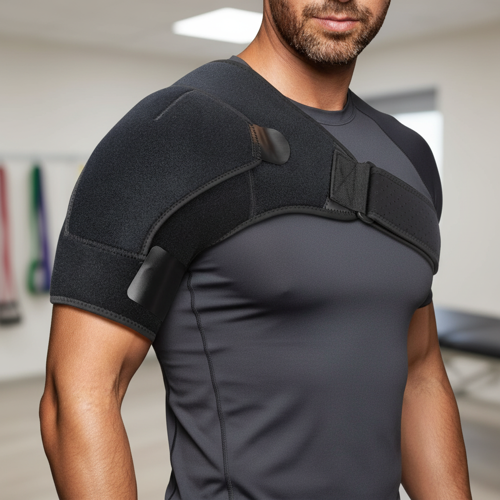Verstellbare Kompression-Schulterbandage mit Wickeldesign für Stabilität