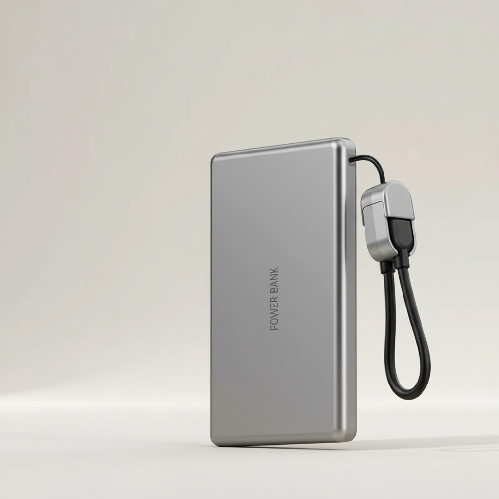 Ultraflache magnetische Powerbank mit schnellladefunktion