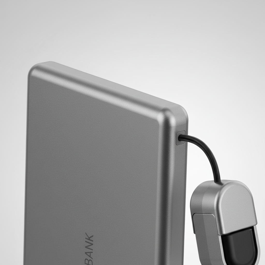Ultraflache magnetische Powerbank mit schnellladefunktion