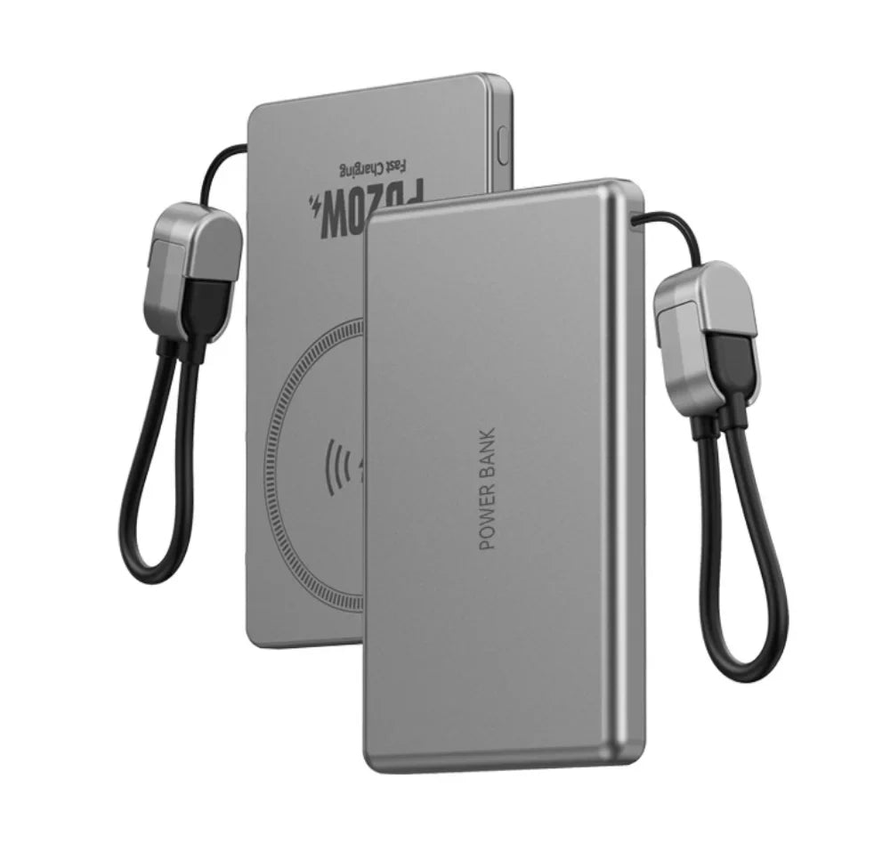 Ultraflache magnetische Powerbank mit schnellladefunktion
