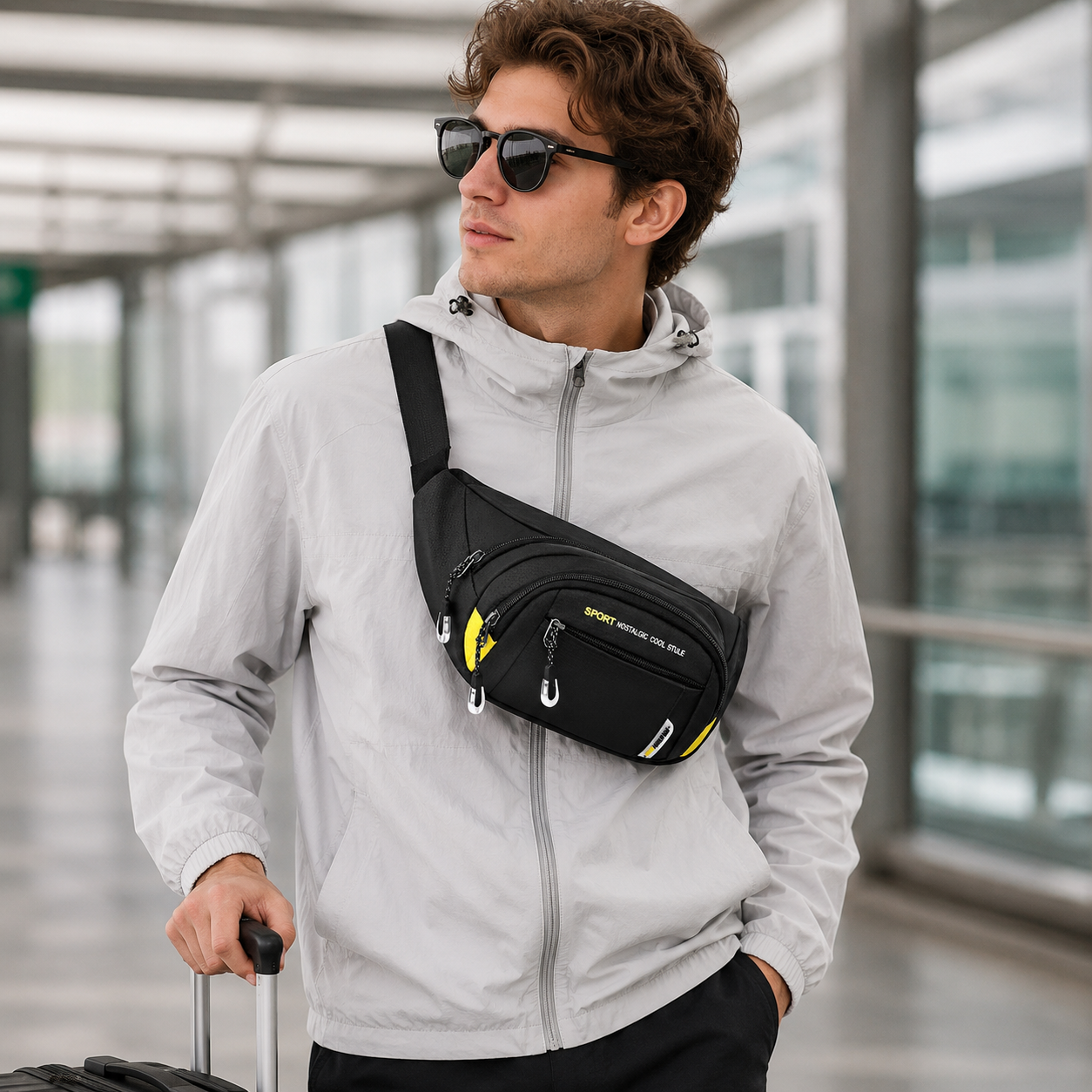 Nordspur | VeltroPack Schlanke Nylon-Gürteltasche