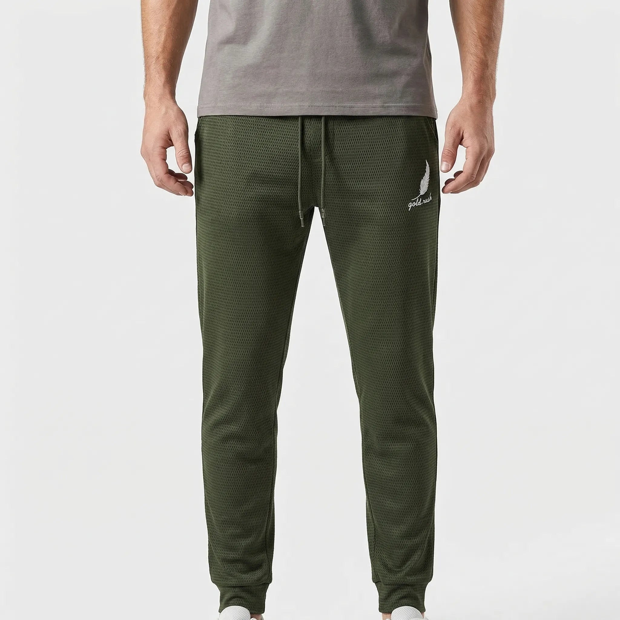 Herren Sporthose atmungsaktiv schnelltrocknend Mesh-Gewebe für Laufen und Fitness