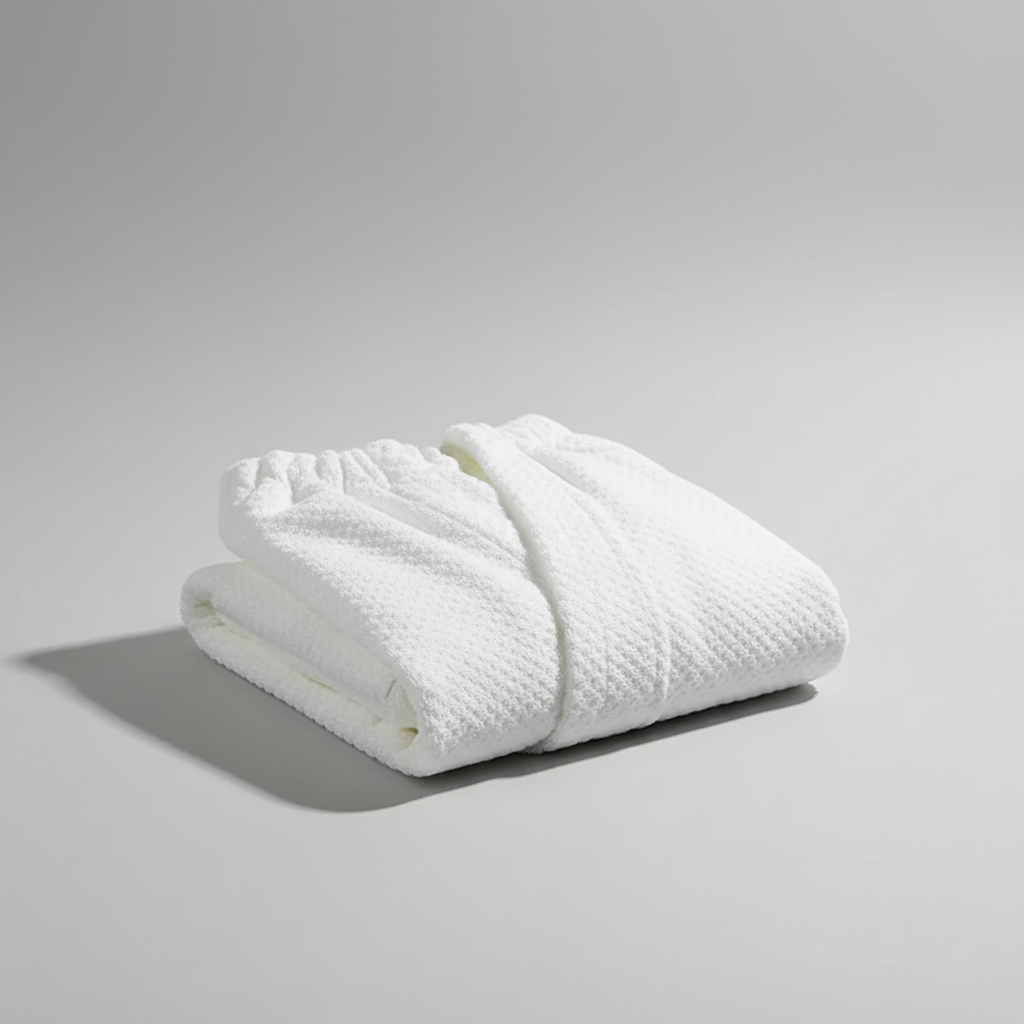 Tragbarer Spa-Bademantel Korallenvlies schnelltrocknend Wickeldesign