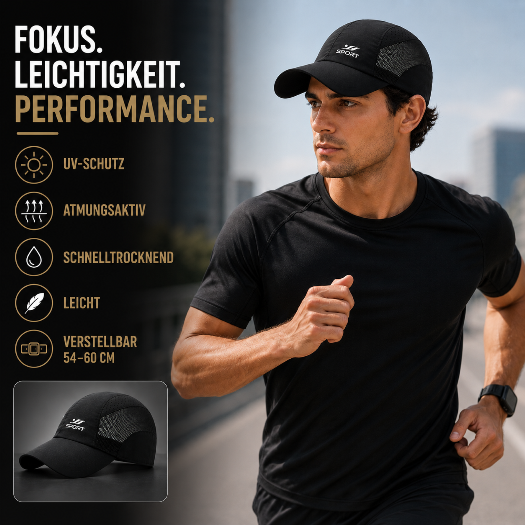 Nordspur | Venlux UV-Schutz Atmungsaktive Baseballkappe