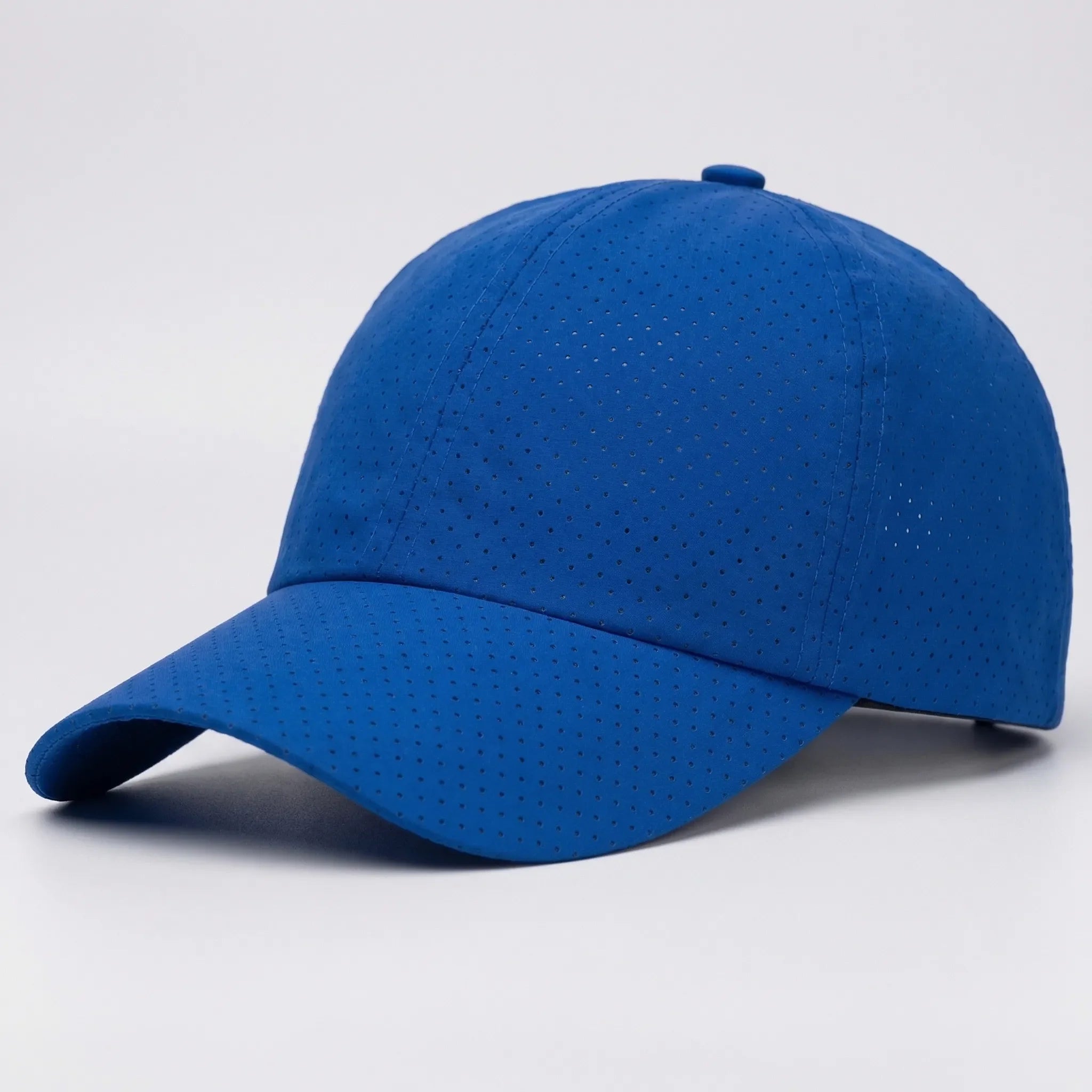 Atmungsaktive perforierte Baseballkappe mit Schirm für Damen und Herren