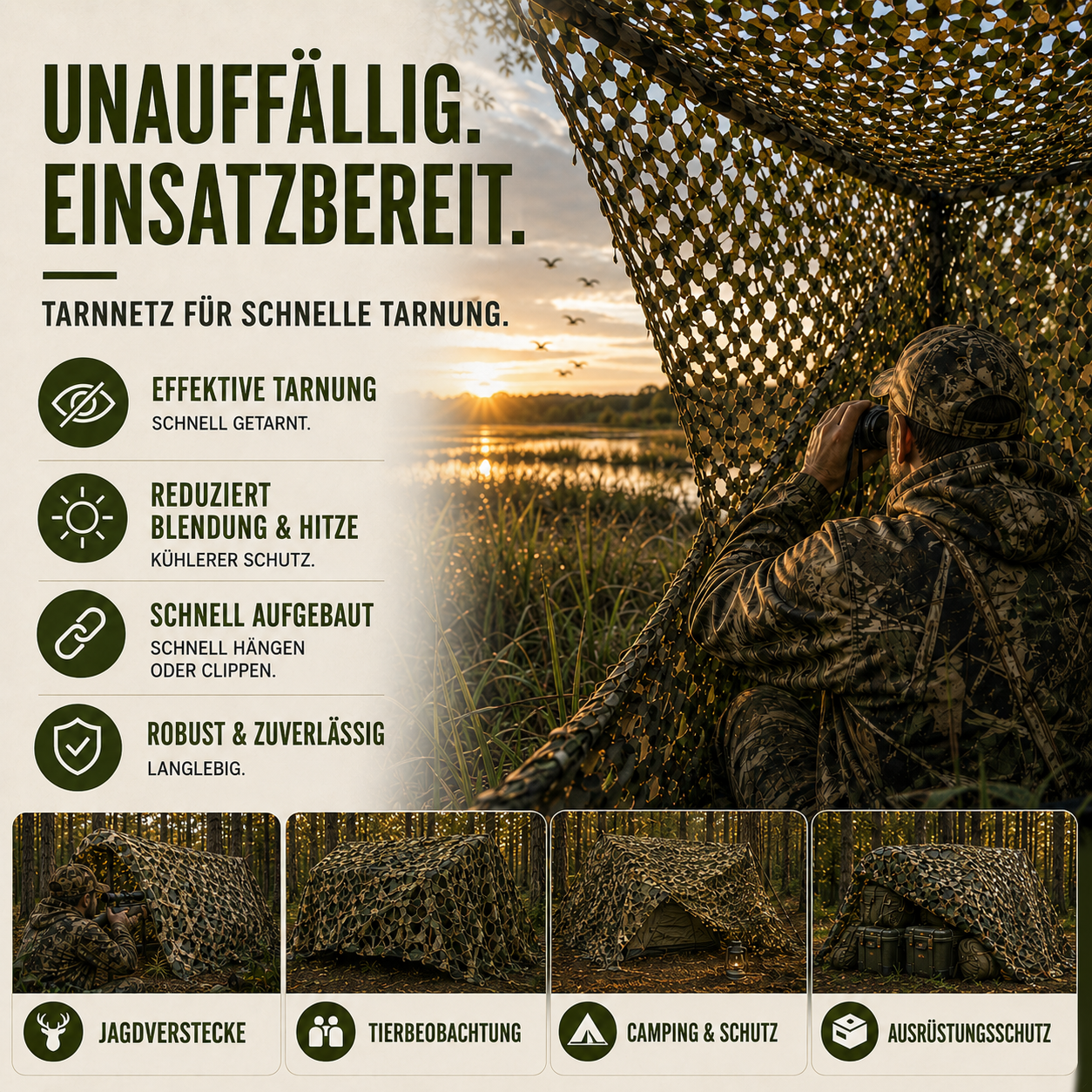 Nordspur | Verdacamo Große Tarnnetzrolle