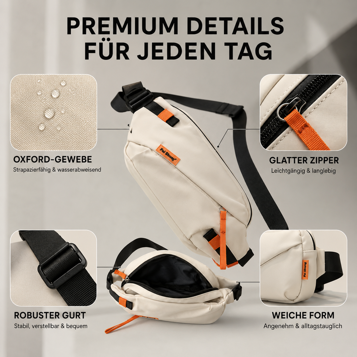 Nordspur | Vexilo Lässige Crossbody-Brusttasche