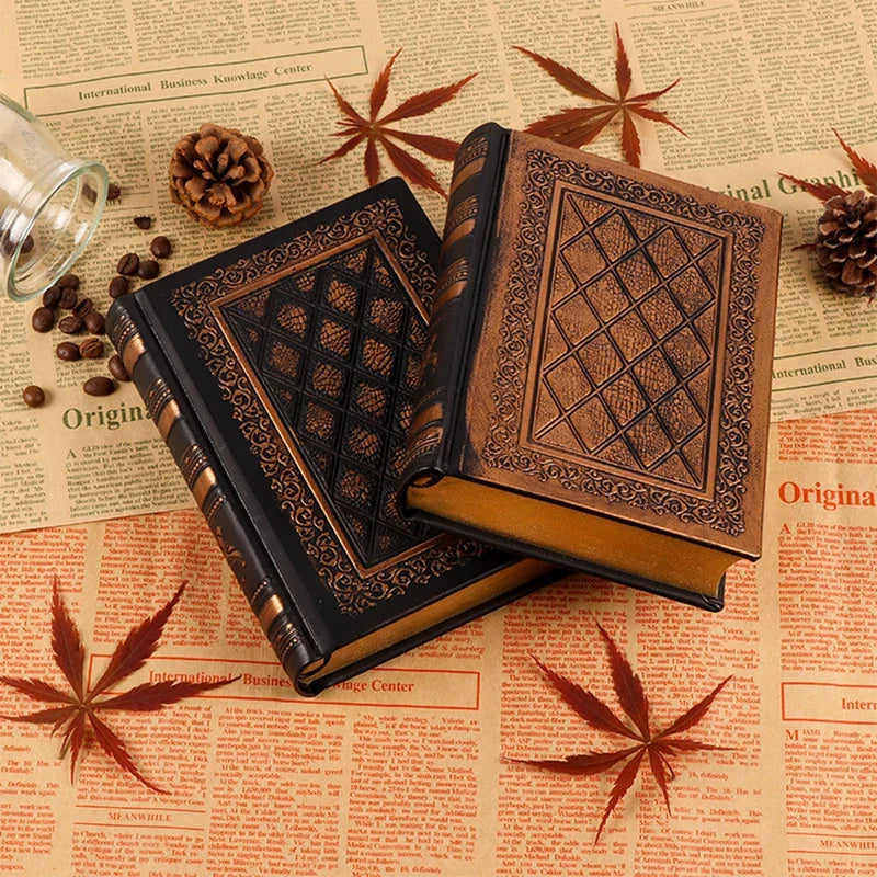 A5 Vintage Hardcover Wochenplaner mit geprätem Einband und robustem Schutz