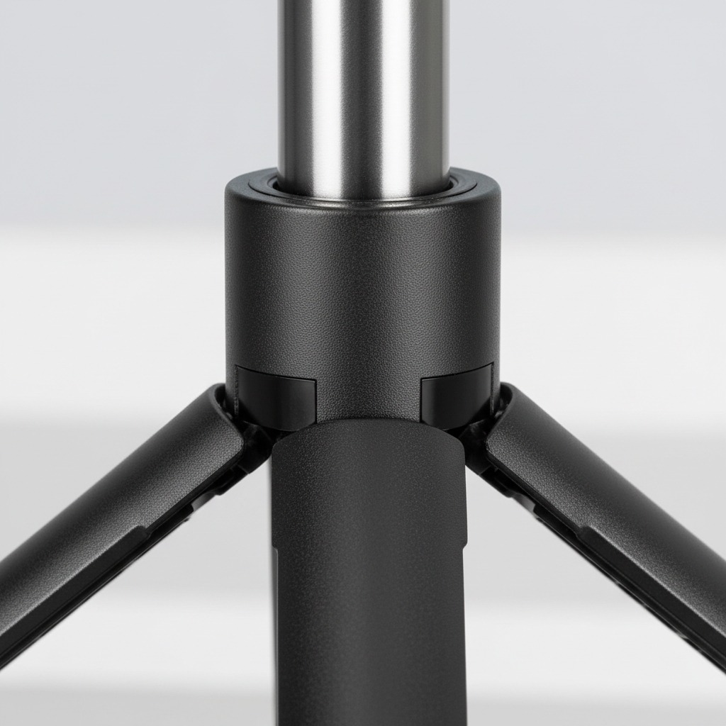 Klappbares Stativ aus Edelstahl mit Bluetooth-Fernbedienung und Selfie-Stick-Funktion