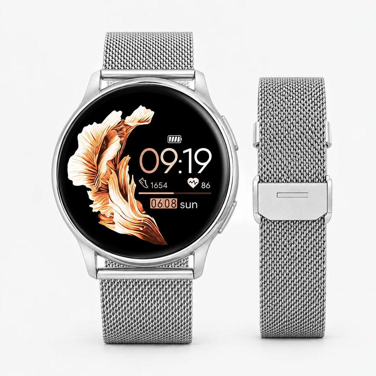 Nordspur | Vitalia Runde Digitale Smartwatch