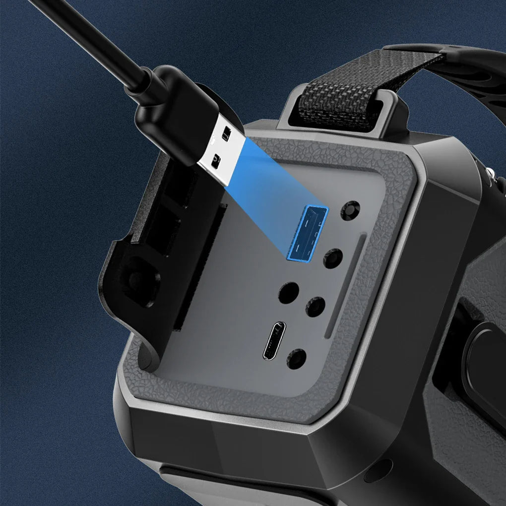 Tragbares Notfallradio mit Solarpanel und Handkurbel LED-Lampe