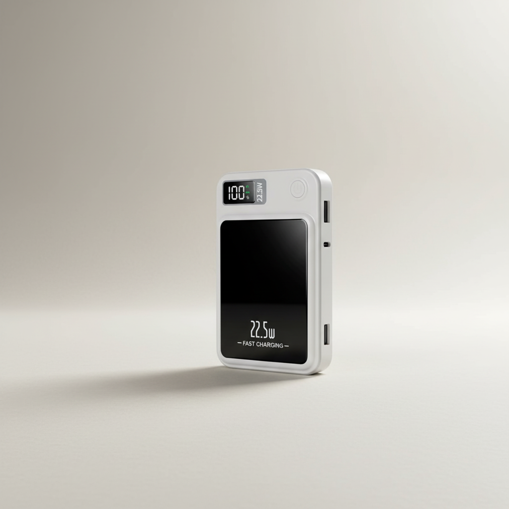 Magnetische Powerbank 50000mAh mit Schnellladung und digitalem Display
