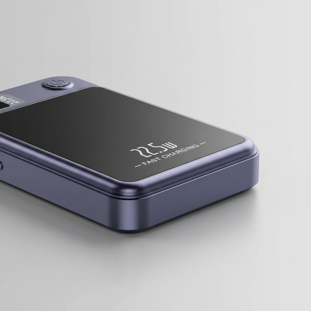 Magnetische Powerbank 50000mAh mit Schnellladung und digitalem Display