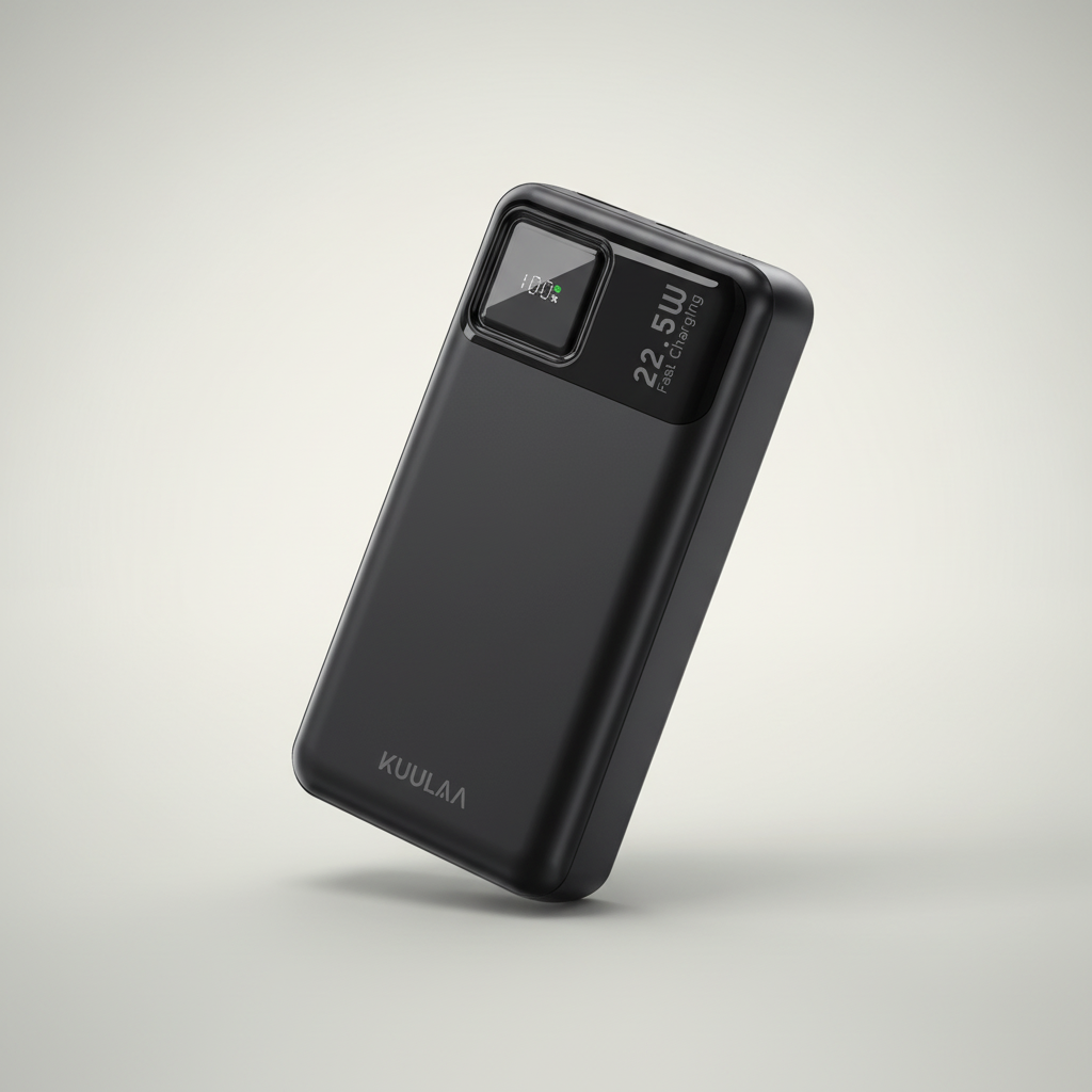 Tragbares Ladegerät Powerbank Schnellladung digitale Anzeige