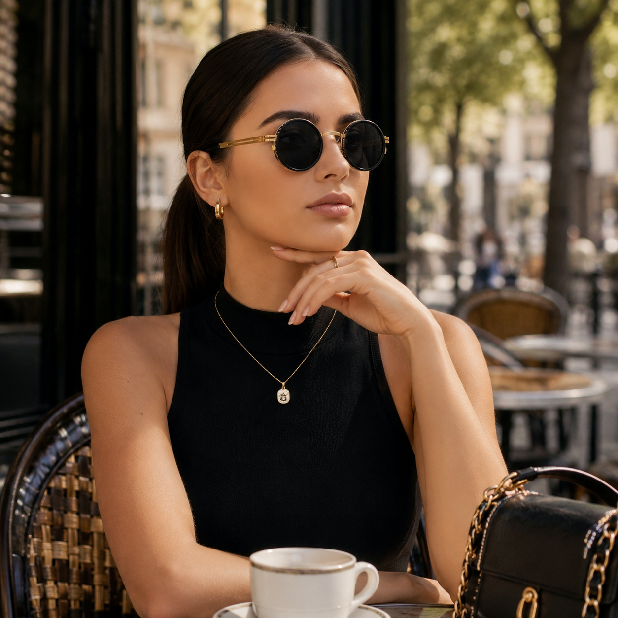 Nordspur | Vortexyn Runde Punk-Steampunk-Sonnenbrille mit Dimm-Funktion