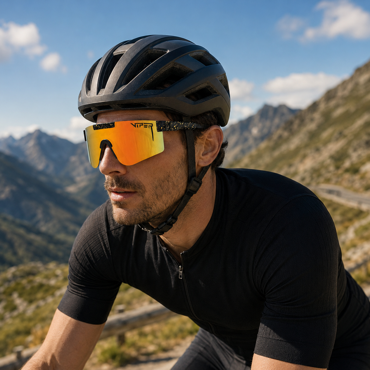 Nordspur | Vyndra Übergroße Sportschild-Sonnenbrille