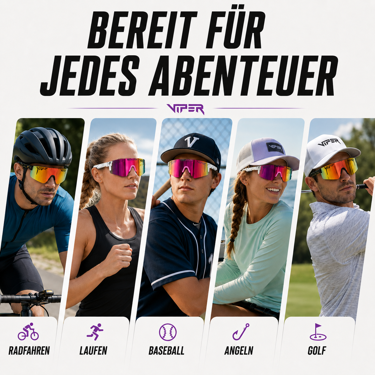 Nordspur | Vyndra Übergroße Sport-Schutzbrille