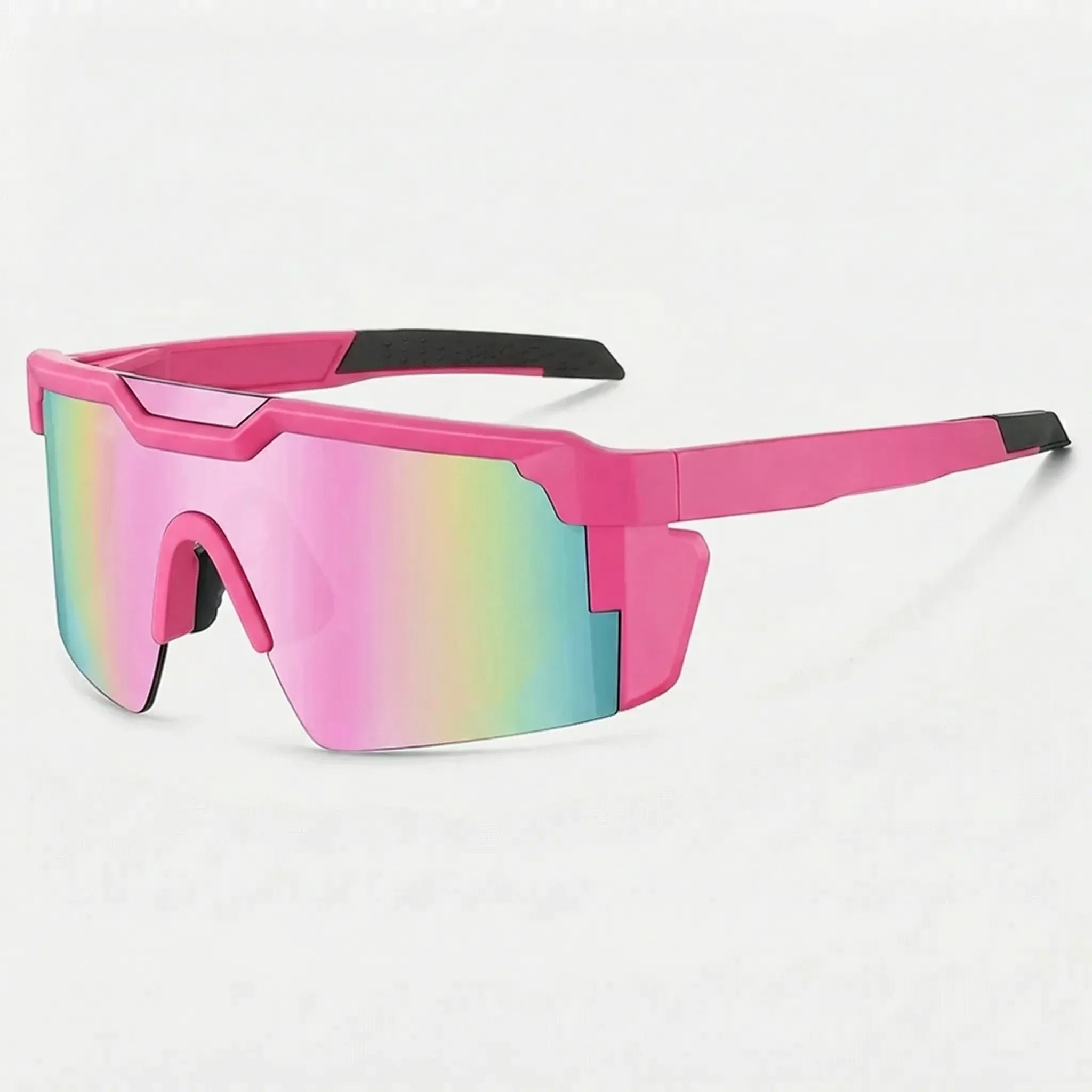 Sportsonnenbrille mit umschließender Schutzlinse für Radfahren und Outdoor