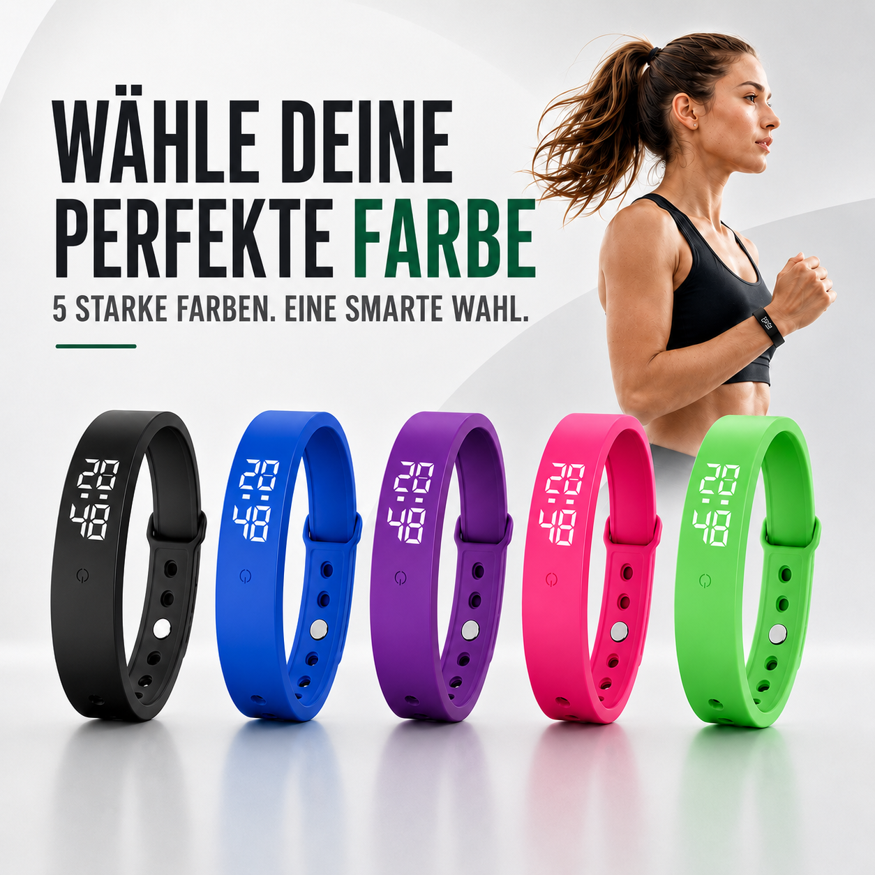 Nordspur | Wasserdichte Silikonarmband Smartwatch
