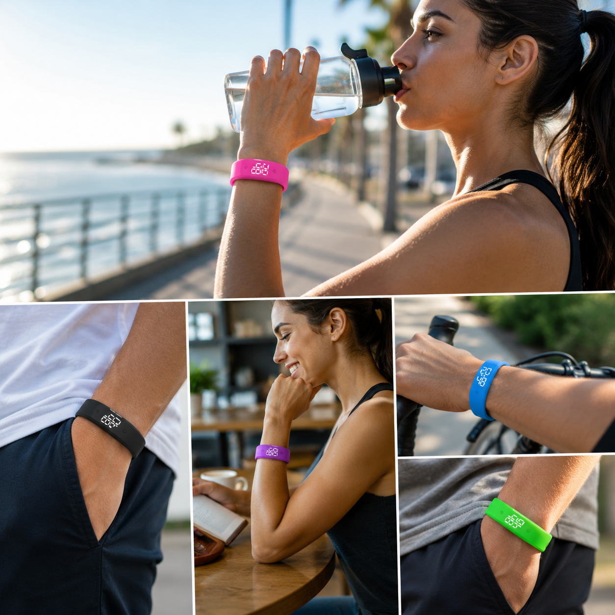 Nordspur | Wasserdichte Silikonarmband Smartwatch