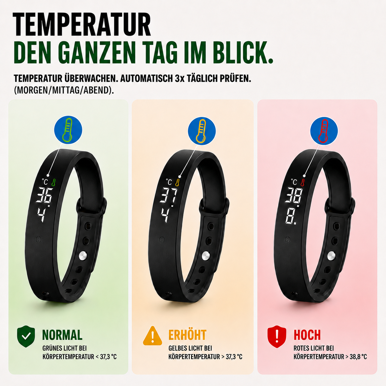 Nordspur | Wasserdichte Silikonarmband Smartwatch