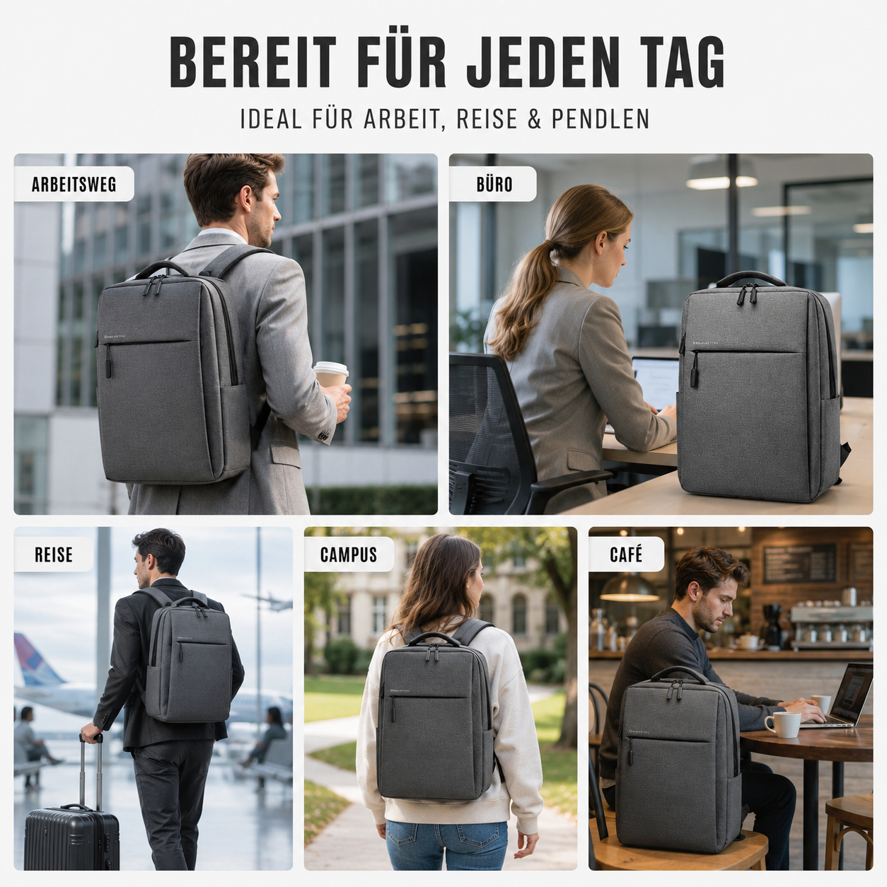 Nordspur | Wasserdichter Laptop-Rucksack