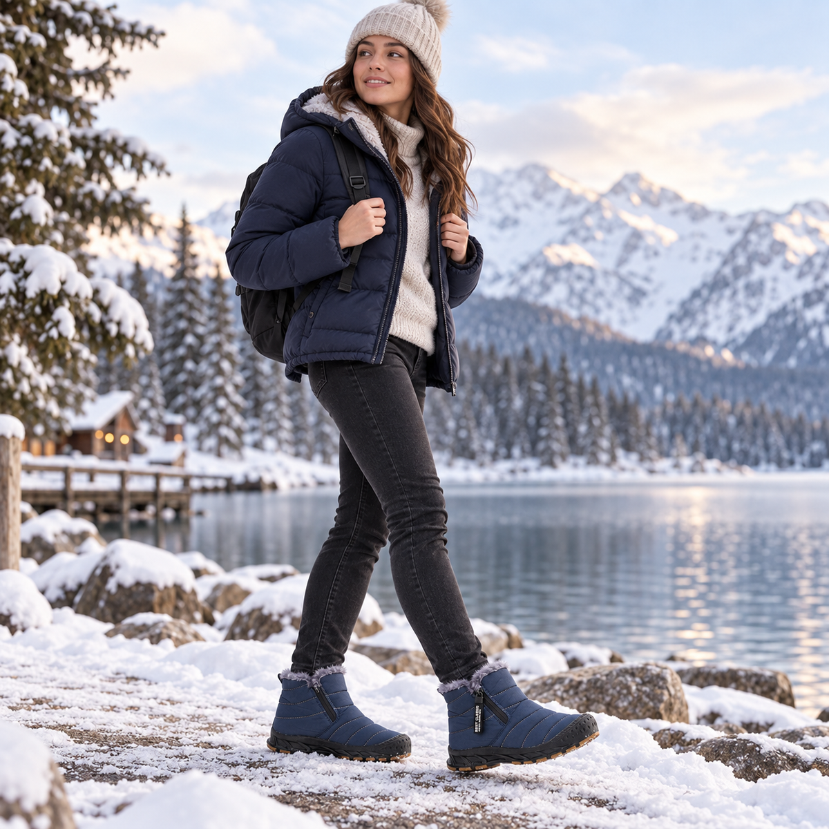 Nordspur | Wasserdichte Winterstiefel mit Fleece-Futter