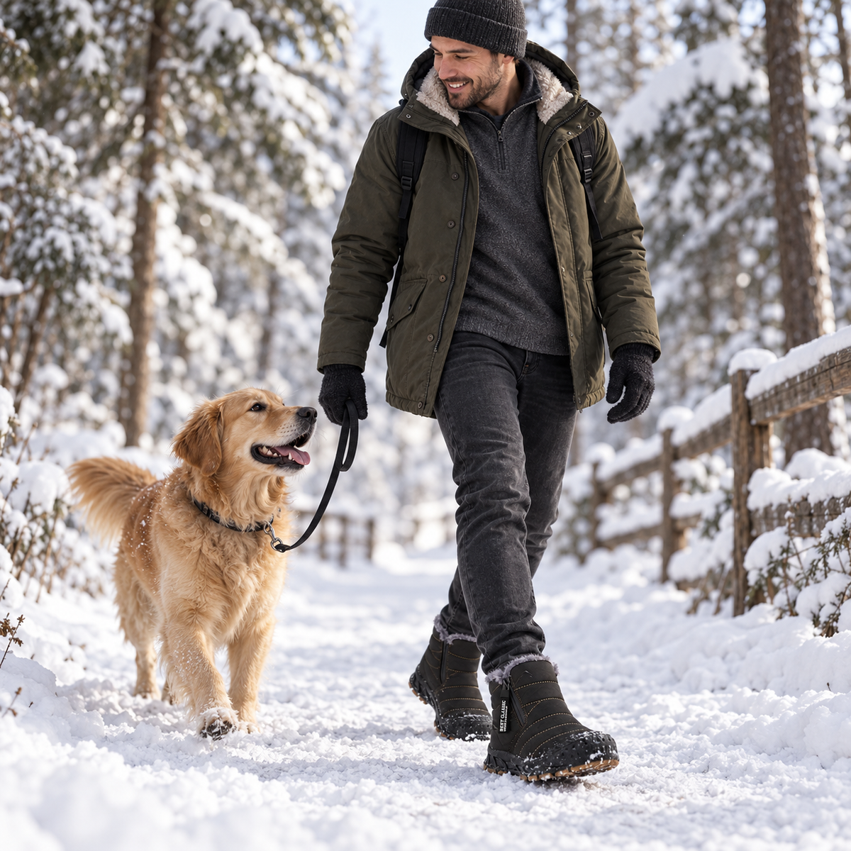 Nordspur | Wasserdichte Winterstiefel mit Fleece-Futter