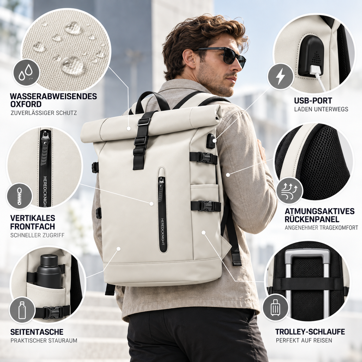 Nordspur | Wayfold Rolltop-Rucksack