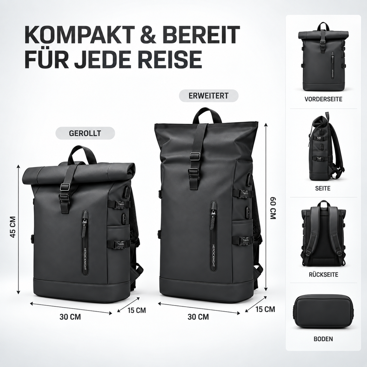 Nordspur | Wayfold Rolltop-Rucksack