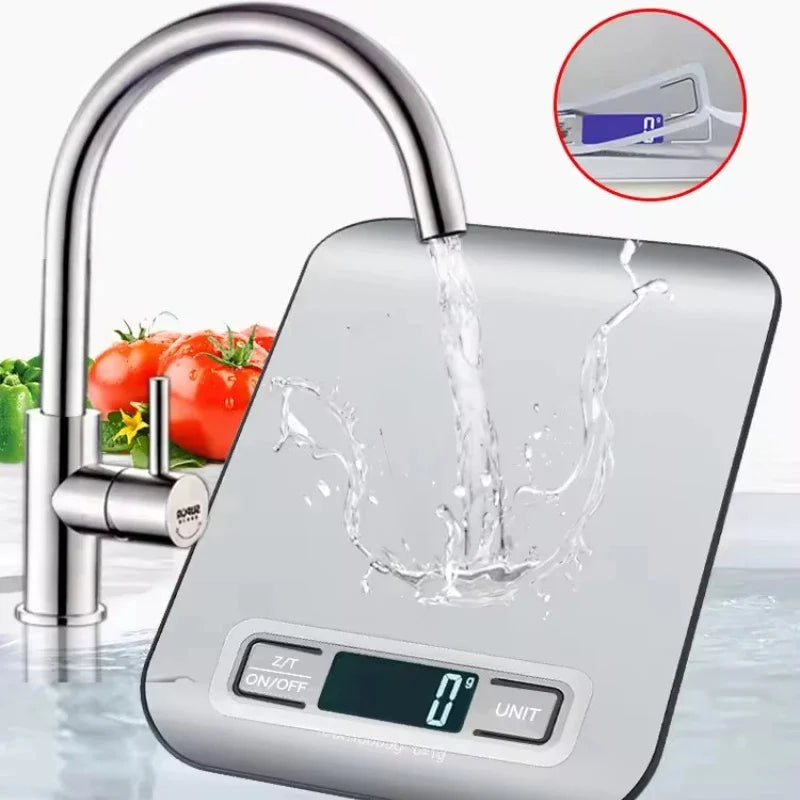 Digitale Küchenwaage kompakt platzsparend Tartare LED
