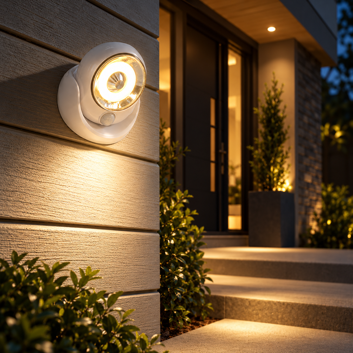 Nordspur | Wetterfeste LED-Bewegungsleuchte