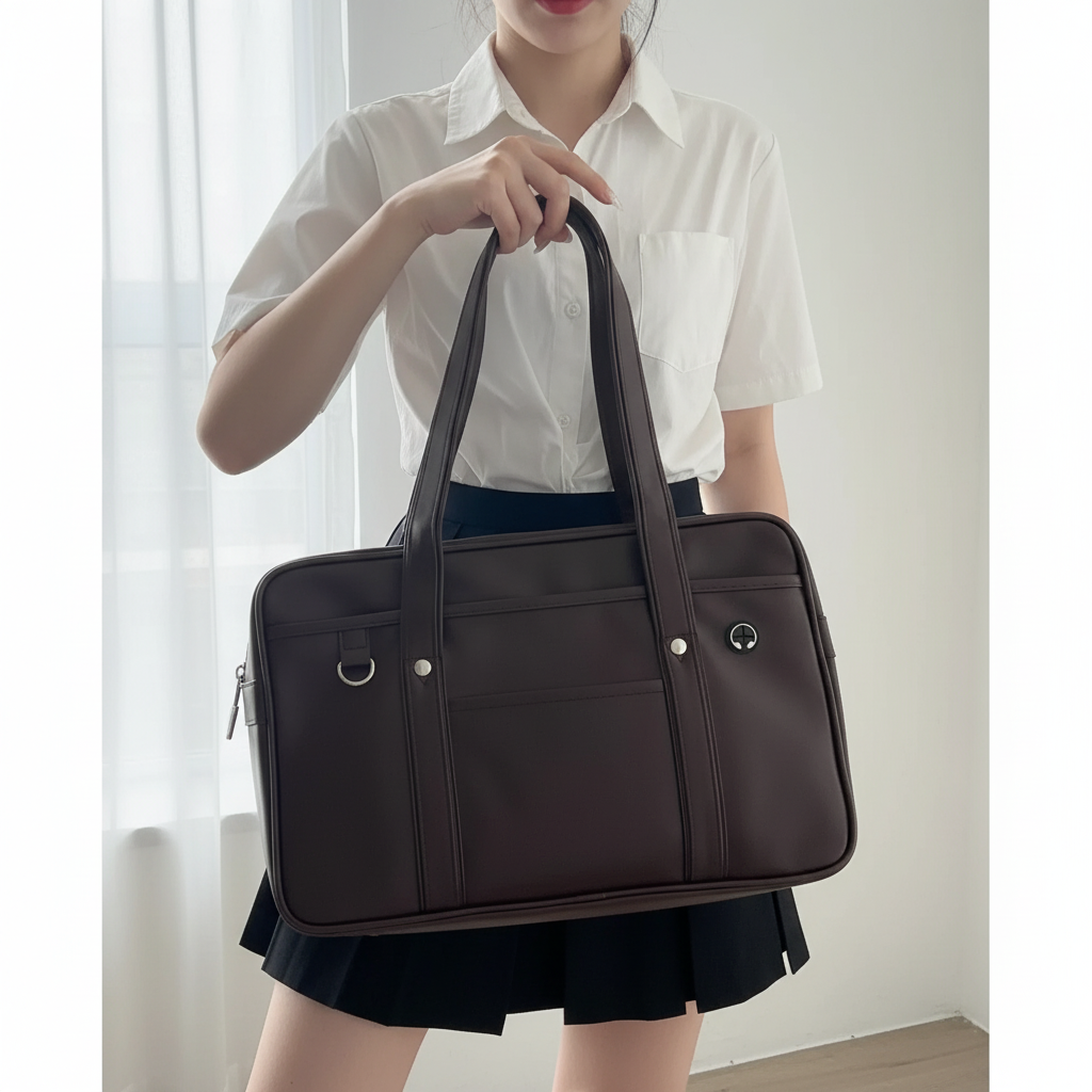 Nordspur | Wide Structured PU Leather Tote